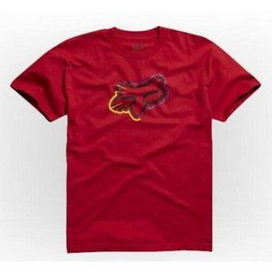 NWT Fox Racing Kids Spiked Red Tee 5/6